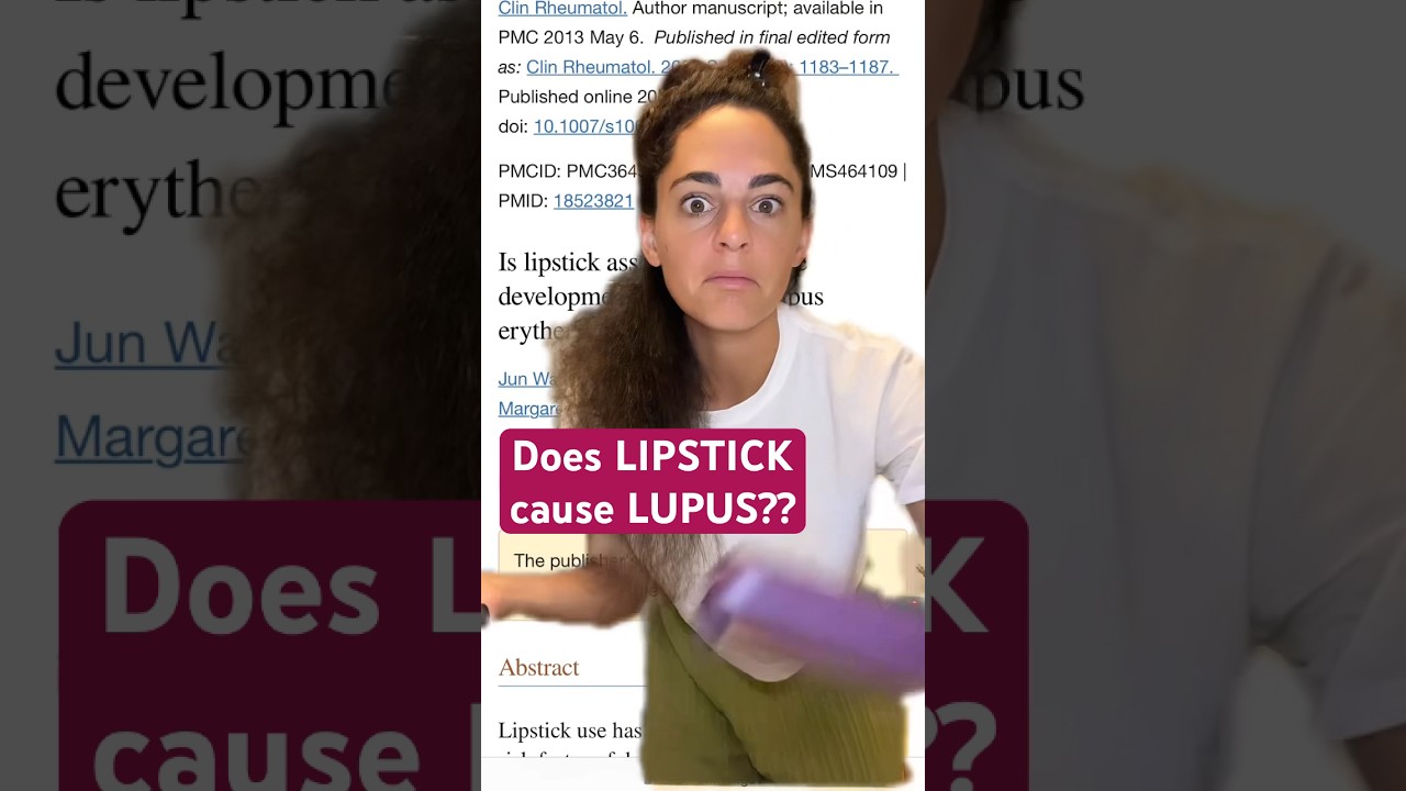 Does Lipstick cause Lupus?? (Part 1) #lupus #SLE #lupusawareness