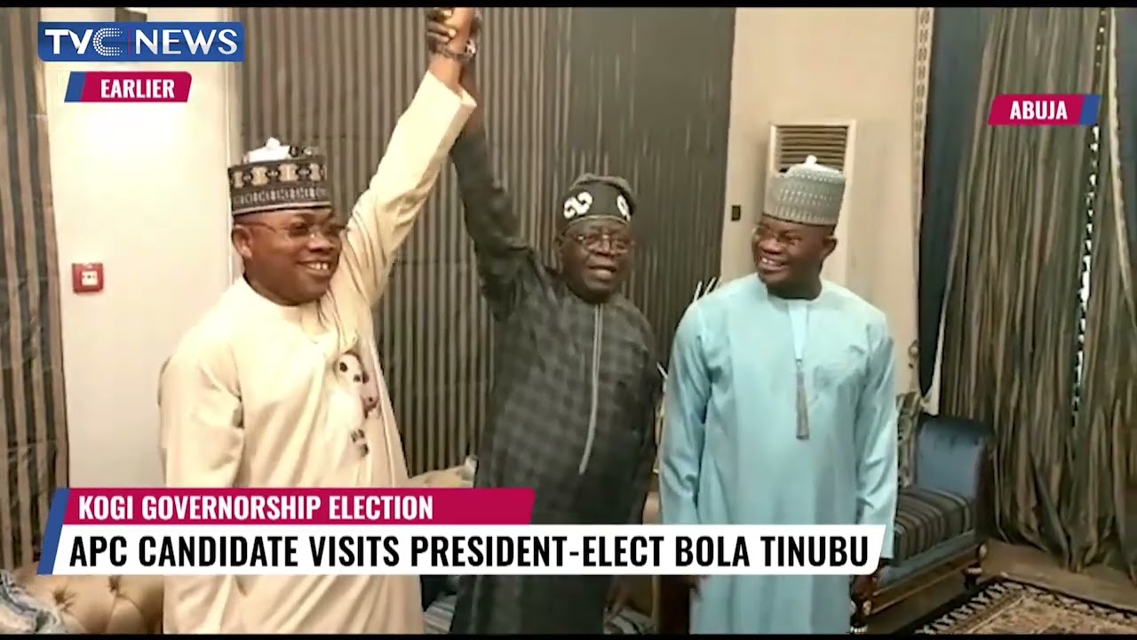 Kogi APC Governorship Candidate Visits President-Elect Bola Tinubu