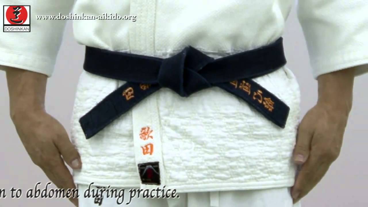How to tie an OBI (belt) for Aikido and Aiki-jujutsu
