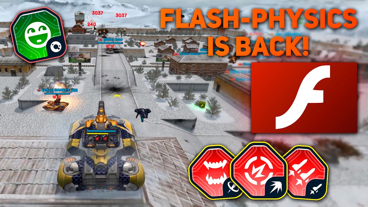 Tanki Online - Best Game Change Ever! | Flash Physics is Back After 5 Years | Matchmaking Highlights
