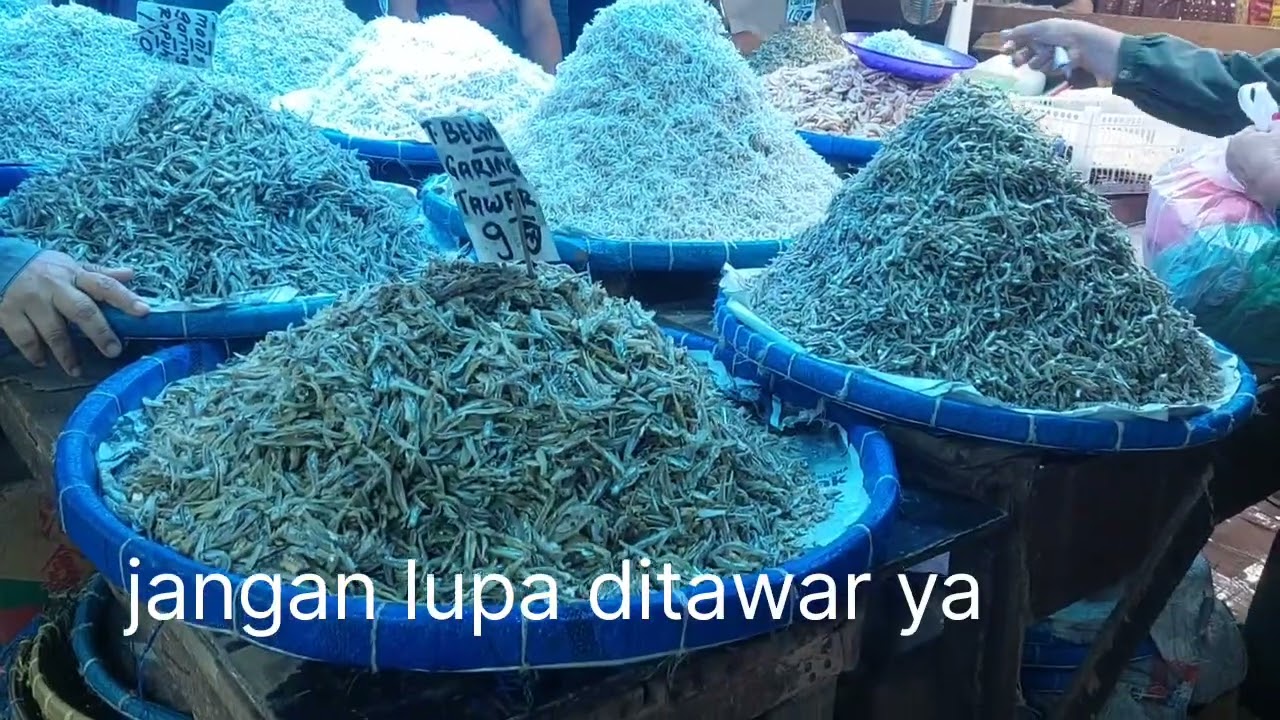 Teri Medan di Pasar Sentral Medan