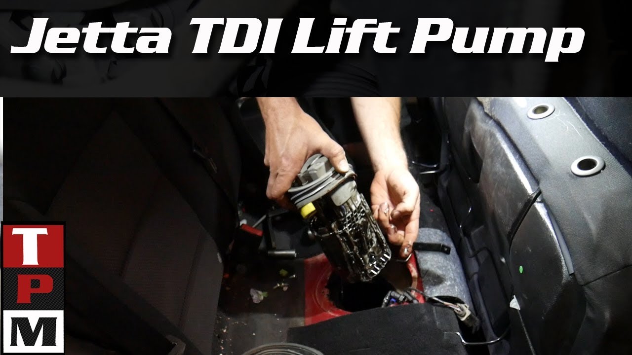 2004 VW Jetta TDI BEW Не заводится или плохо заводится, насос подкачки и топливный фильтр