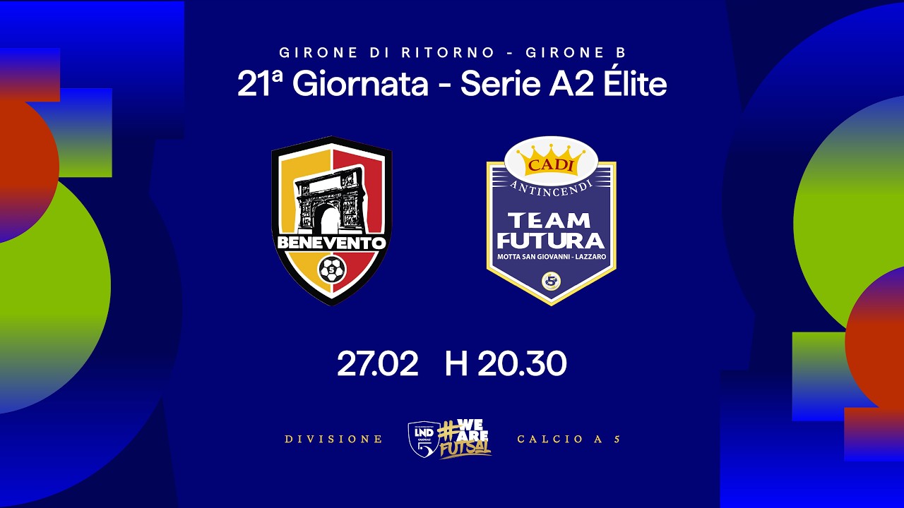 Benevento 5-Cadi Antincendi Futura | 21ª giornata | Serie A2 Élite 2025/2026 - Girone B