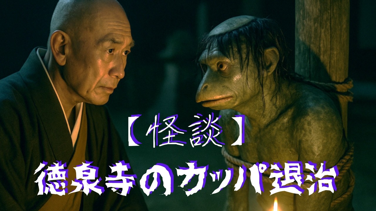 【怪談】徳泉寺のカッパ伝説｜祈祷 VS 河童、永遠の約束とは？