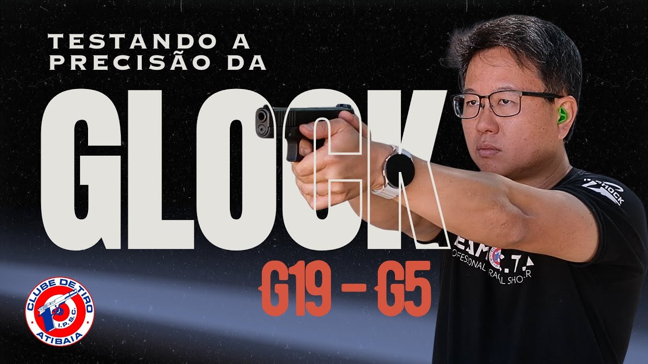 TESTANDO A PRECIS&Atilde;O DA GLOCK G19 G5