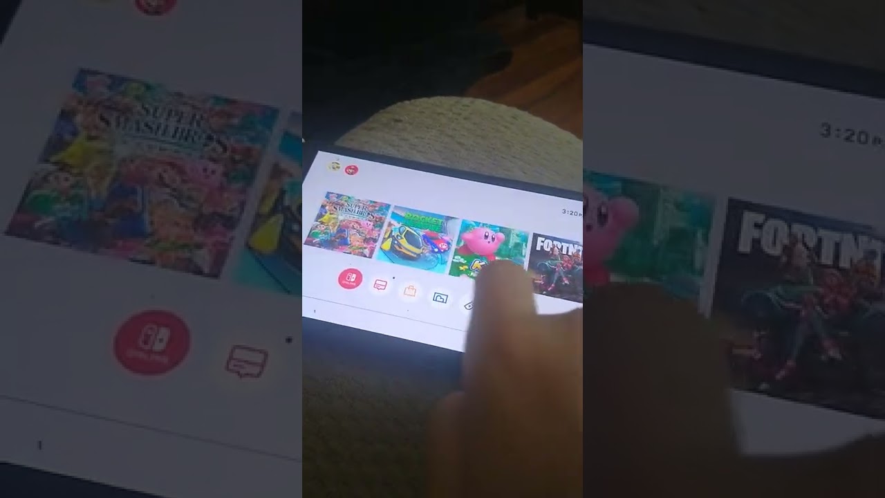 How to use touchscreen for a Nintendo switch
