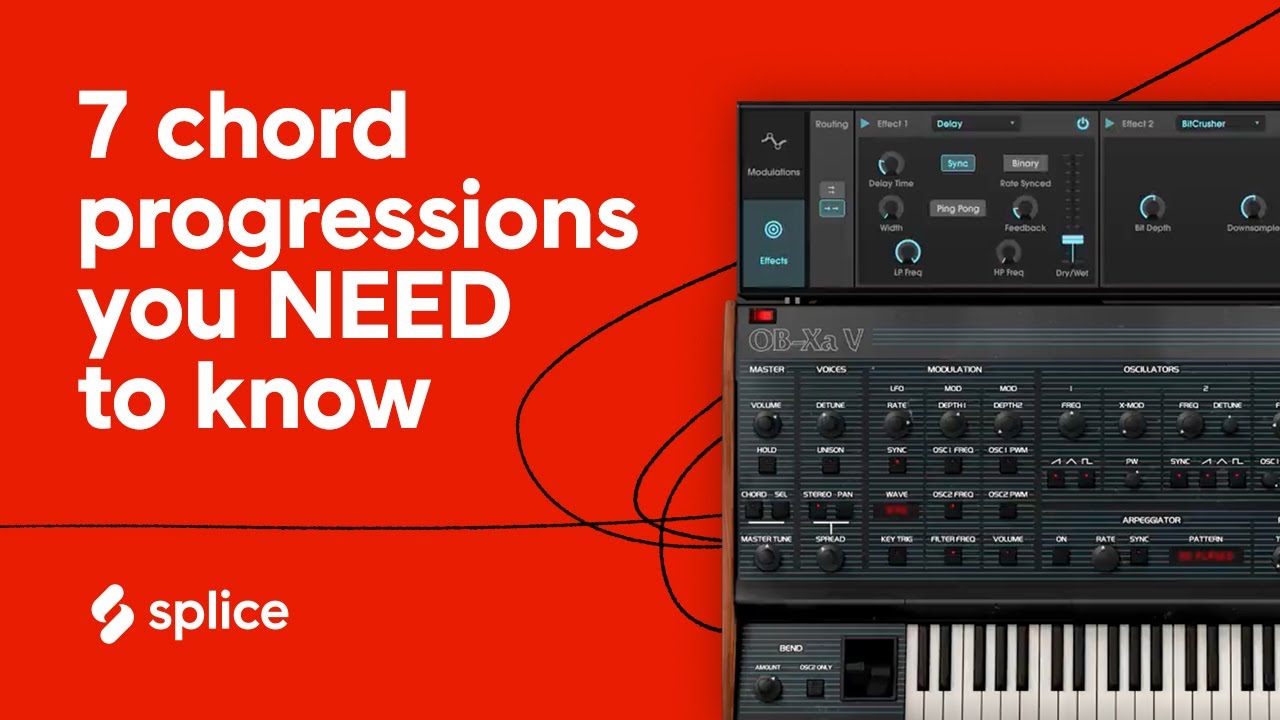 7 chord progressions every producer SHOULD know - how to play/examples/music theory (FREE MIDI)