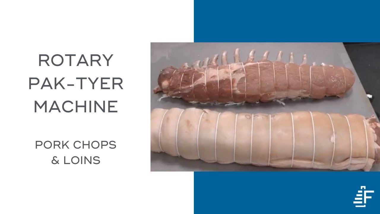 Pork Chops and Loin Tying Pak-Tyer Rotary Meat Tying Machine