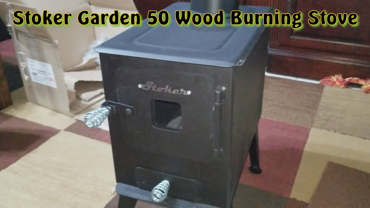 Stoker Garden 50 Wood Burning Stove Heater unboxing and assembly - made in Russia