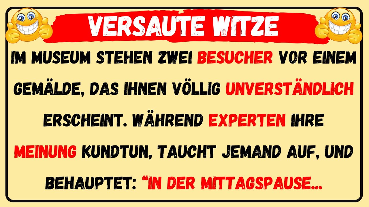 🤣 BESTER WITZ DES TAGES! - Ein Besuch im Museum und ein Blick auf das Bild mit den...