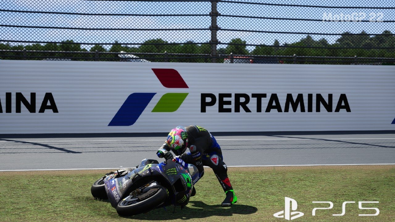 Motogp 22 Crash Compilation + Bike Retrieval (1080p60fps)