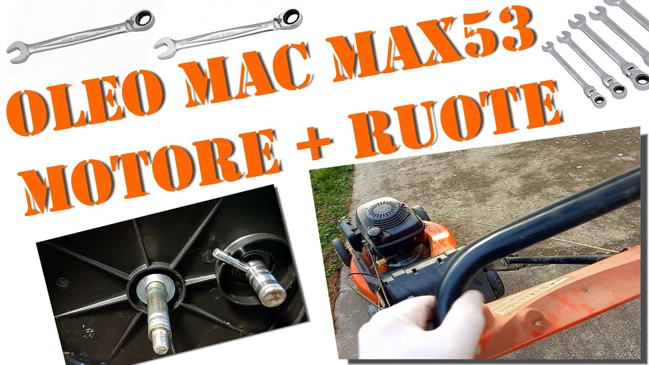 Oleo Mac MAX53 TH HONDA Manutenzione tagliando riparazione trazione, come fare