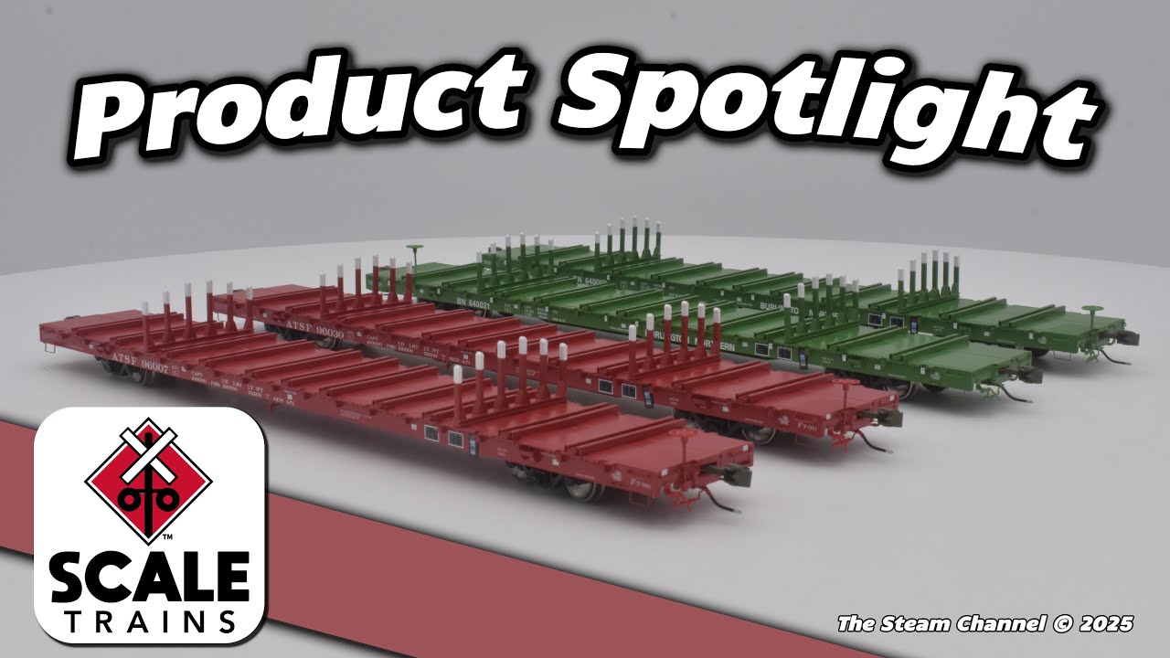 Rivets, Racks, and Realism — Scale Trains BSC F68BH Finger Rack Flats Up Close