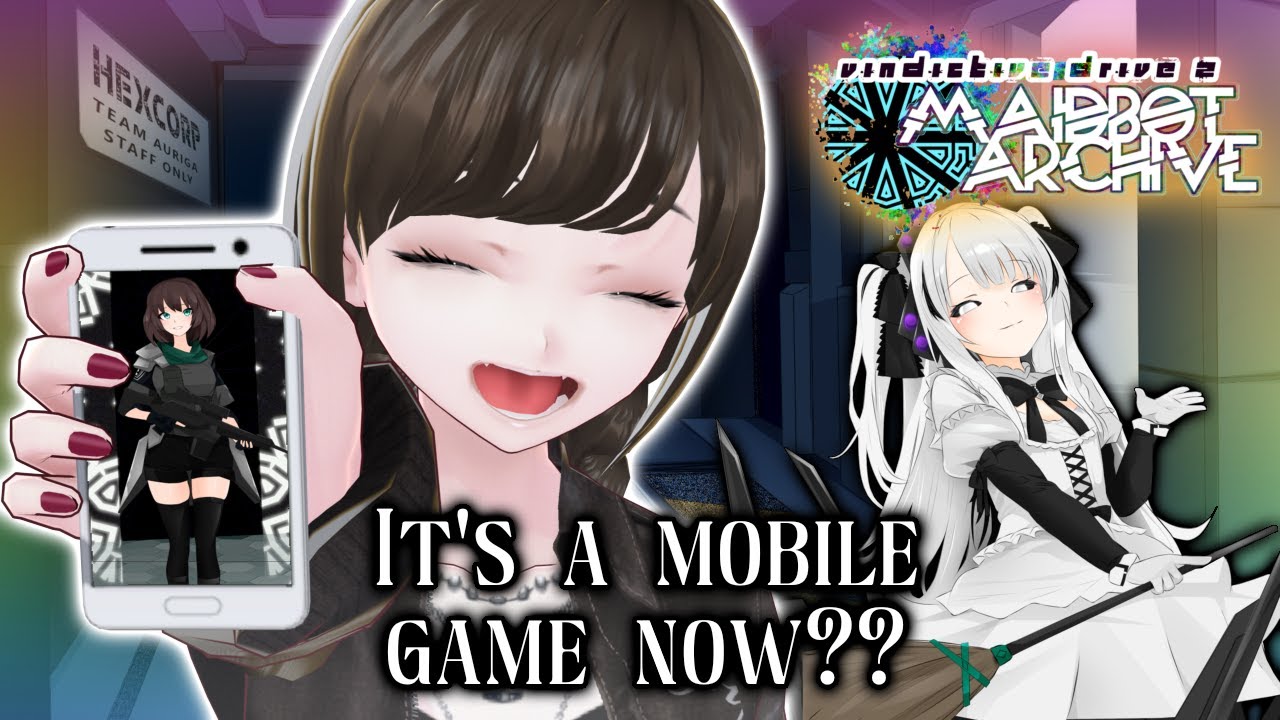 MAIDBOTS ARE ON MOBILE NOW?? 👾【Vindictive Drive 2: Maidbot Archive】NEW UPDATE