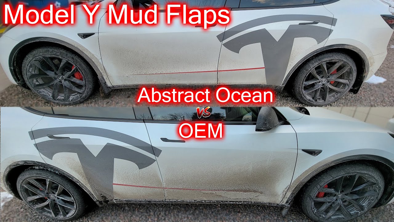Tesla Model Y Must Have Accessory! Mud Flap Install!