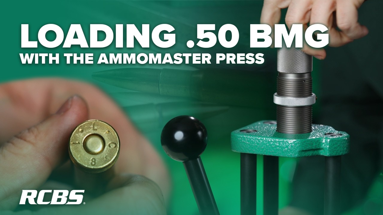 Как перезарядить патроны .50 BMG | Настройка и процесс снаряжения патронов AmmoMaster-2 50 BMG