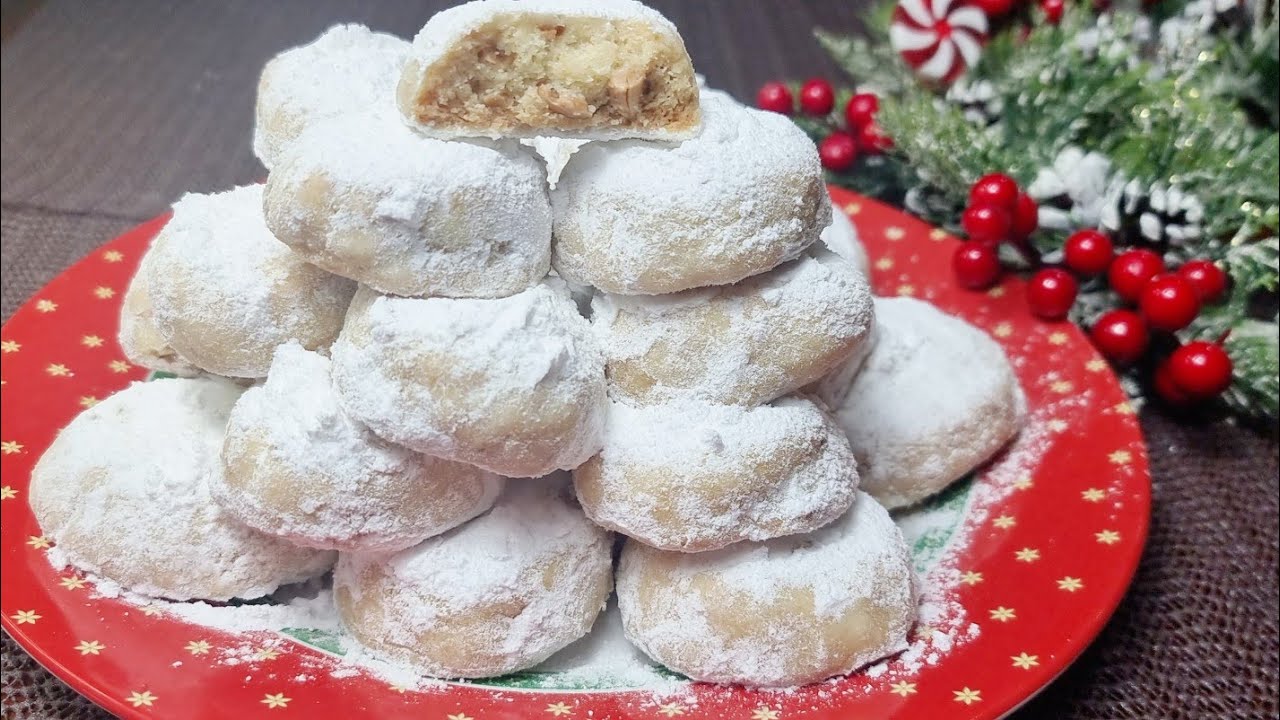 Κουραμπιέδες της Φρίντας🎄 συνταγή εγγύηση 3 μυστικά 💯 που δεν θα βρείτε πουθενά 🔝Christmas cookies