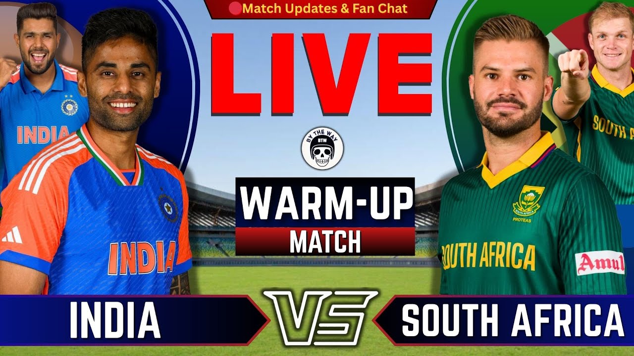 🔴IND vs SA | T20 WC 2026 | INDIA vs South AFRICA | Live warm-up Match| By Shahid