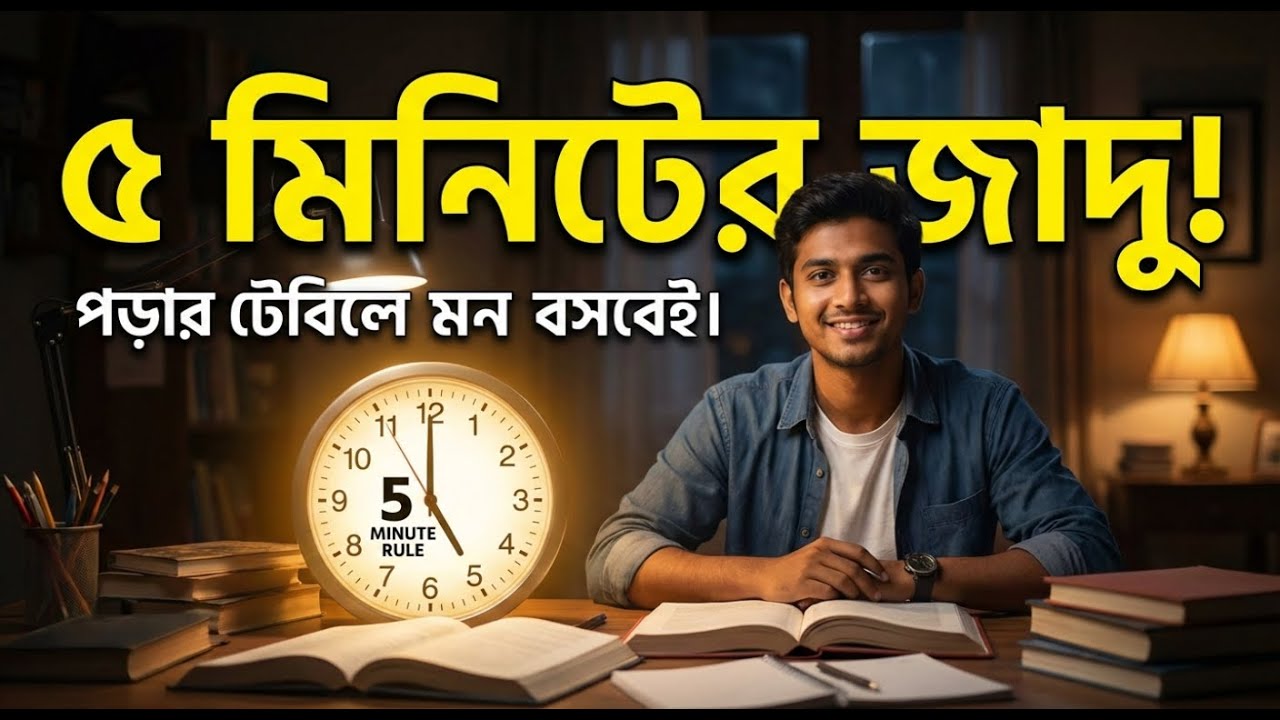 পড়তে বসলেই কি ঘুম পায়? পড়াশোনায় মন বসানোর ৫টি বৈজ্ঞানিক গোপন উপায়