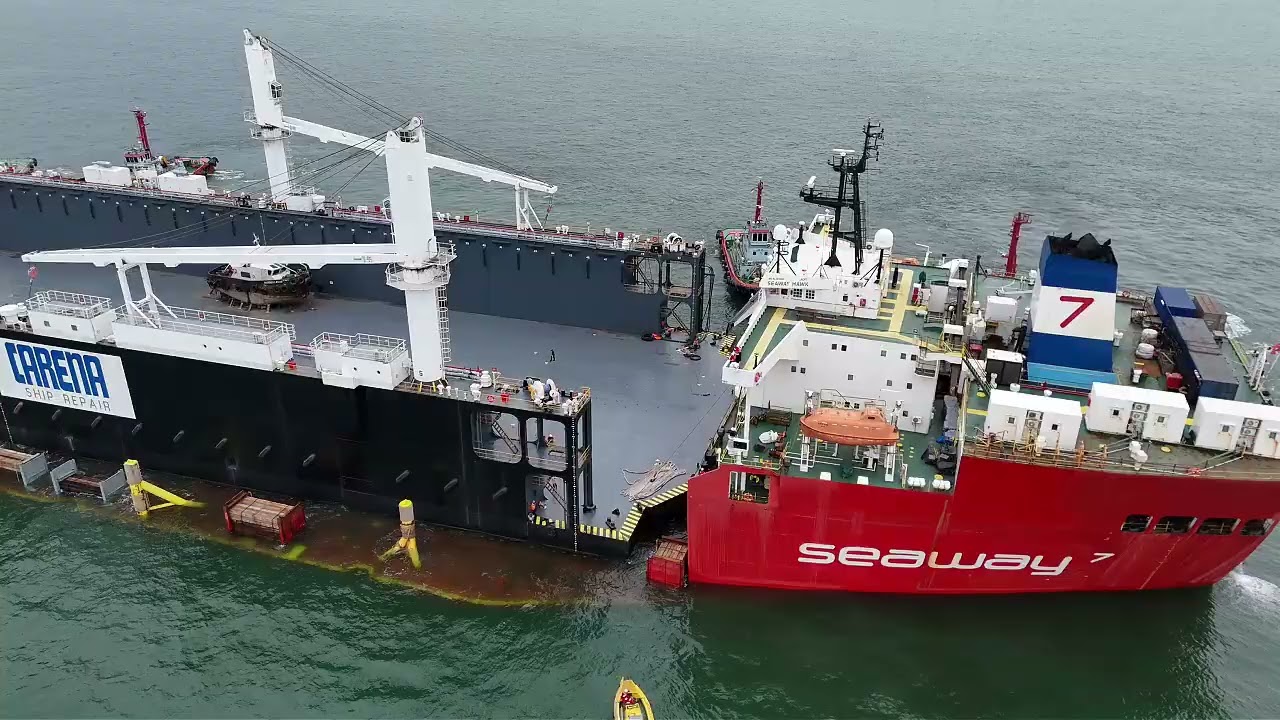 Natio Bahari Agensi - Loading Carena Floating Dock