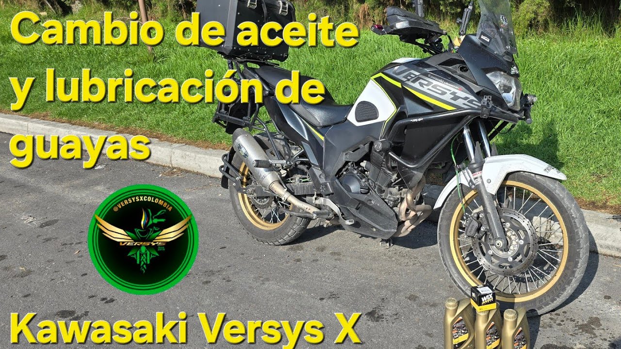 Cambio de Aceite y lubricación de guayas - Kawasaki Versys X 300