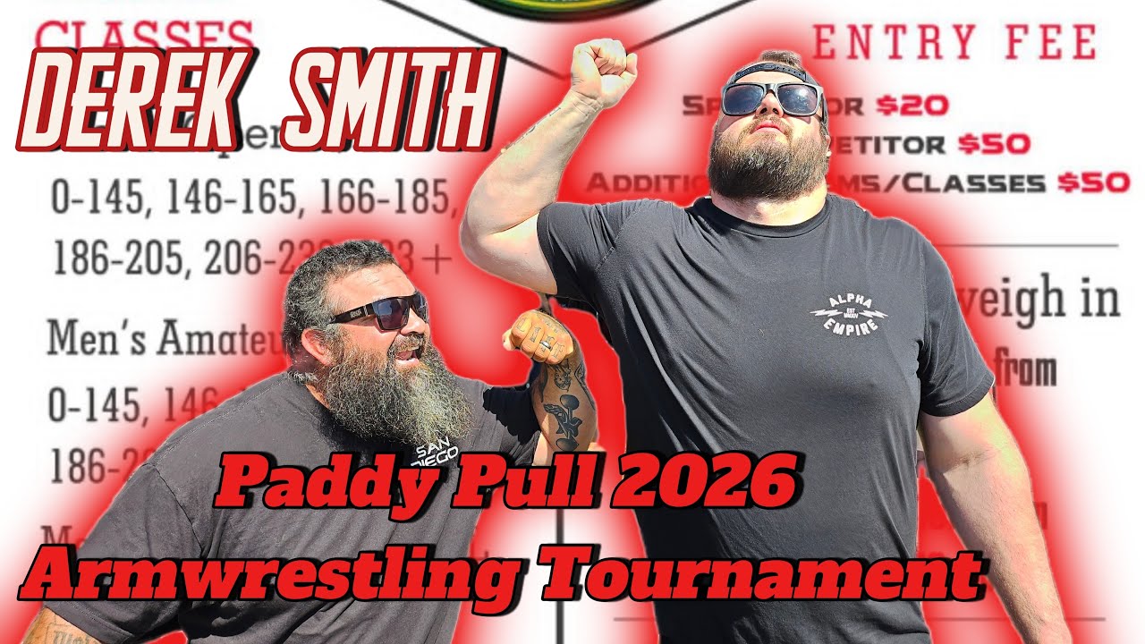 Paddy Pull 2026 Armwrestling Tournament !