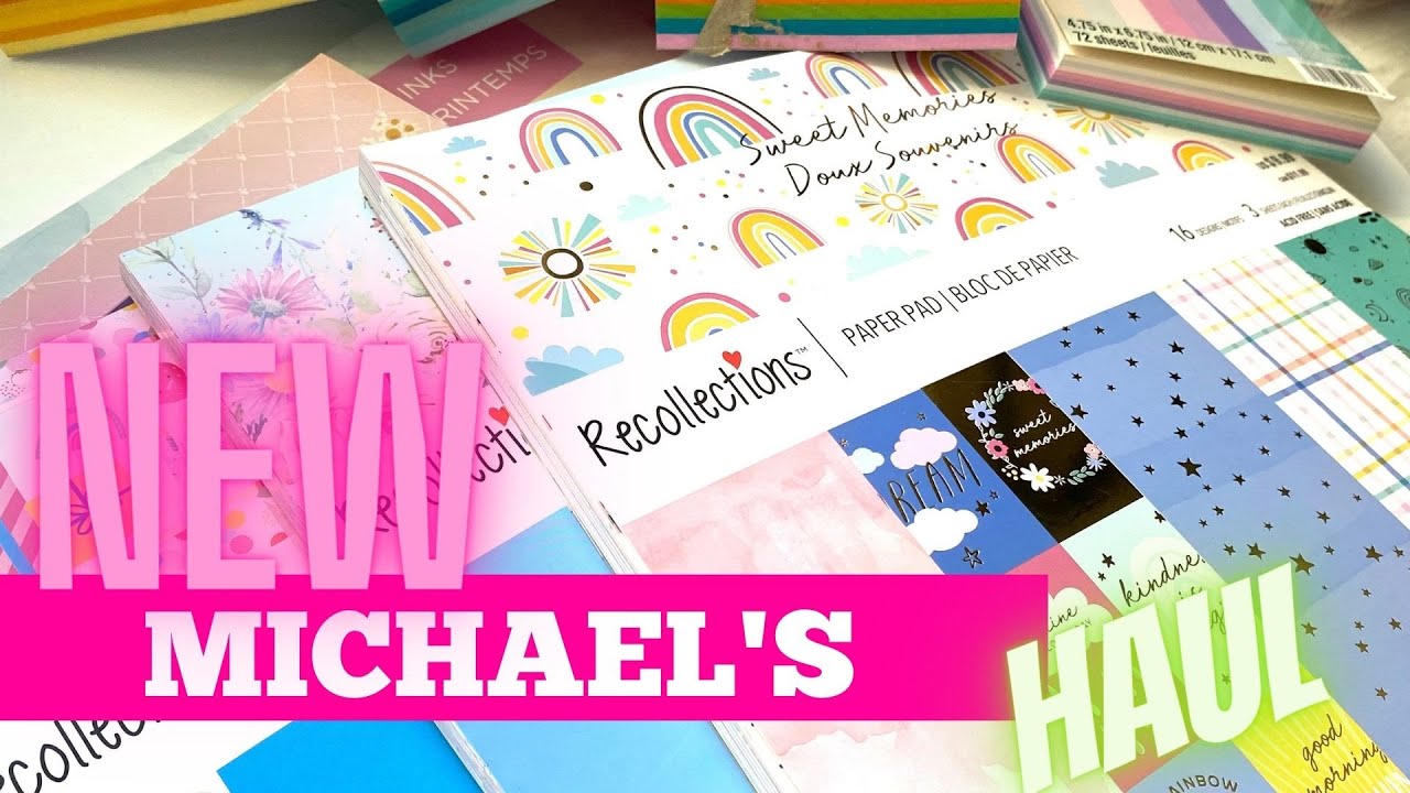 Michael's Haul | NEW 12x12 PAPER PADS | COME SEE!!