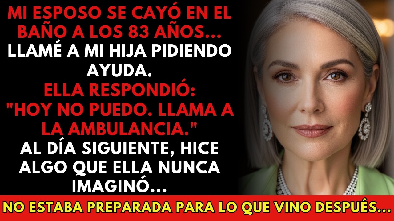 “Llama a la ambulancia”, dijo mi hija… Al día siguiente tomé la decisión final