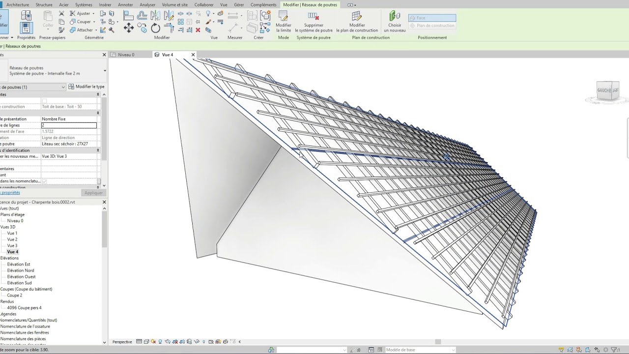 #Revit - Charpente bois ses composants