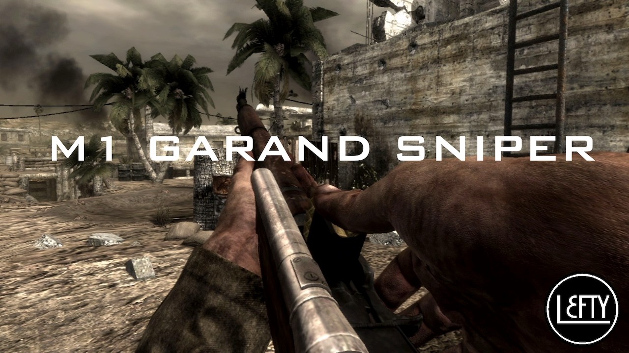 M1 Garand Sniper Scope | Call of Duty: World at War Multiplayer Gameplay (No Commentary)