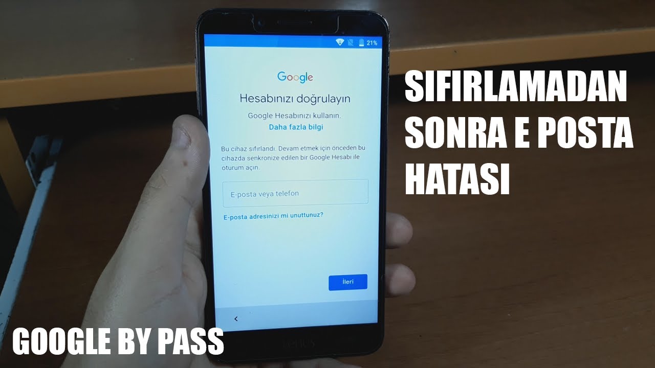 FORMATTAN SONRA E POSTA HATASI (BY PASS) NASIL DÜZELTİLİR ? - DETAYLI ANLATIM !