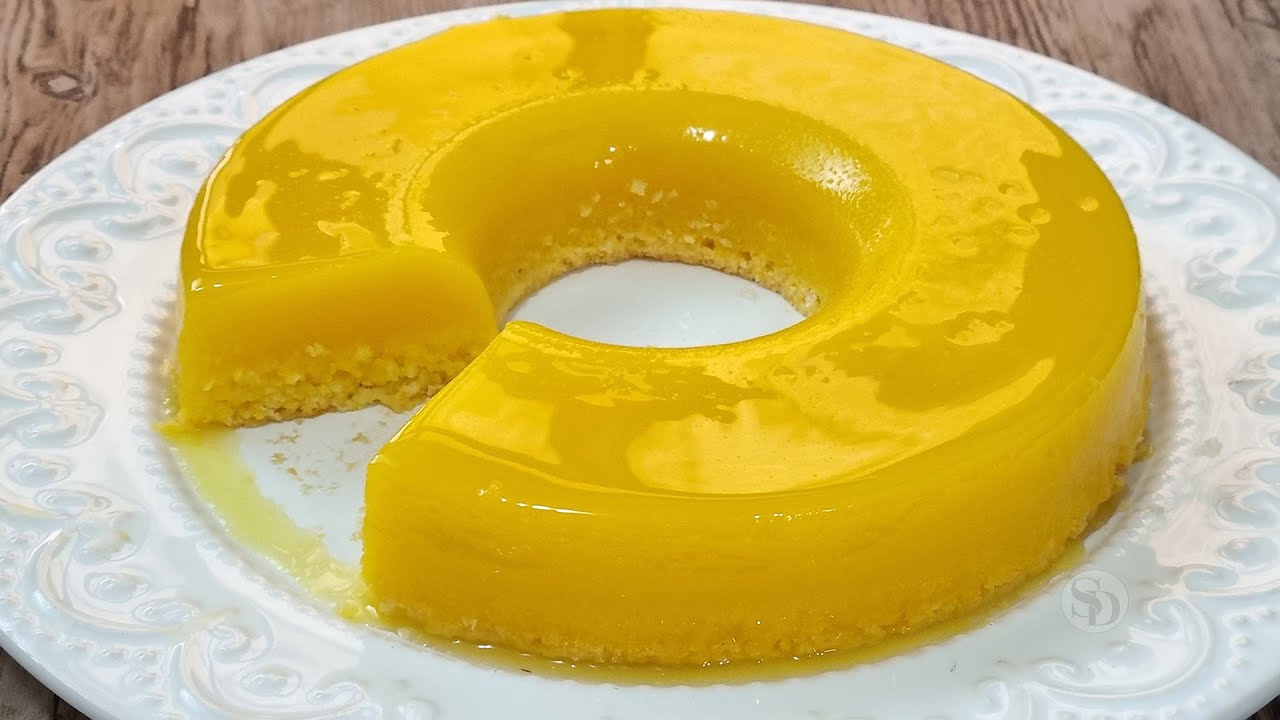 Quindim super cremoso e brilhante, na sua versão grande: Quindão | Receita Sandra Dias