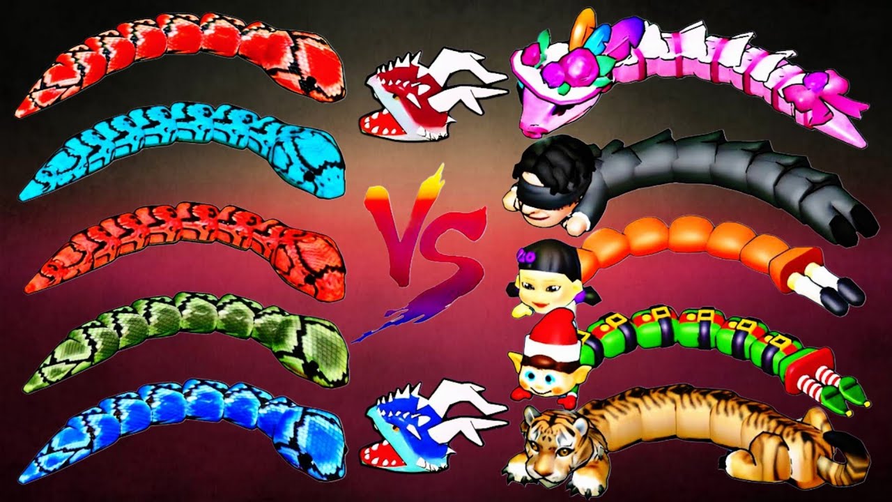 Snake Clash.io Best Gameplay! I Found All Max Level Up Top Score Best Epic ASMR Gameplay ! Ep-04
