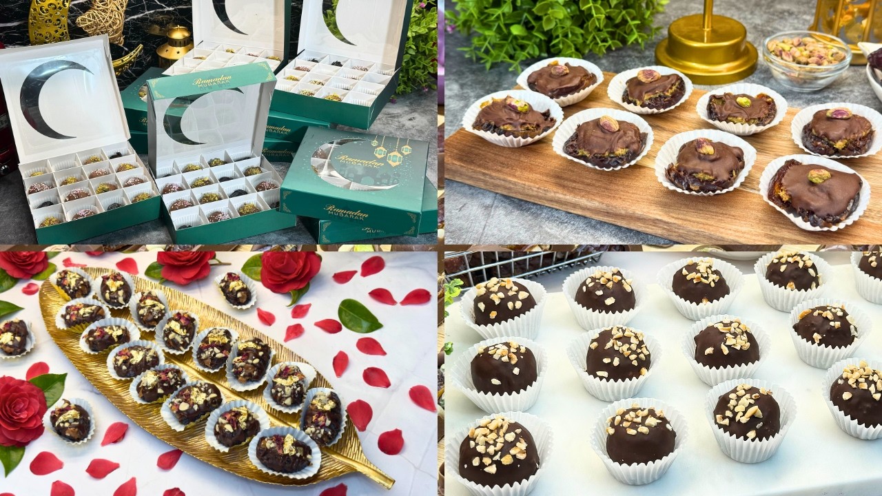 Ramadan Special: 4 Viral Stuffed Dates Recipes | Snickers & Ferrero Rocher Dates Box