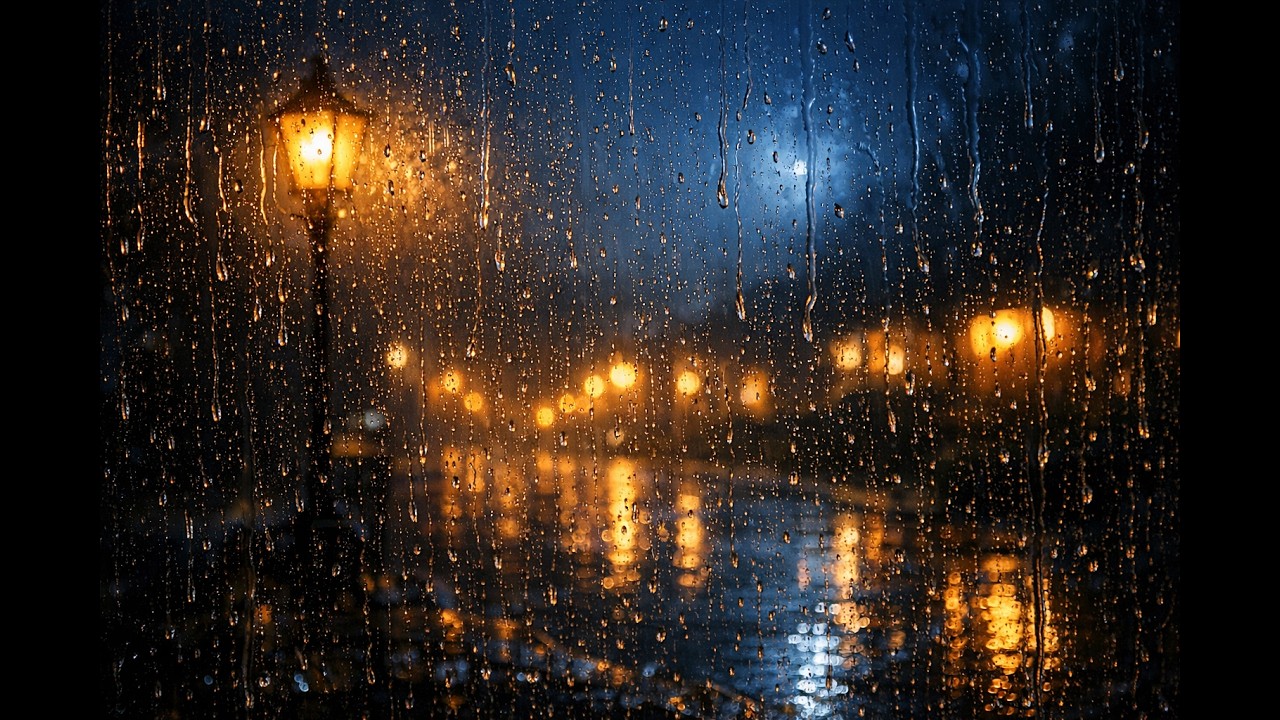 99% Fall Asleep to This 🌧️ Heavy Rain on Window at Night