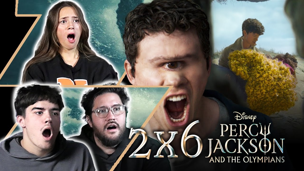 Percy Jackson and the Olympians 2x6 REACTION! 