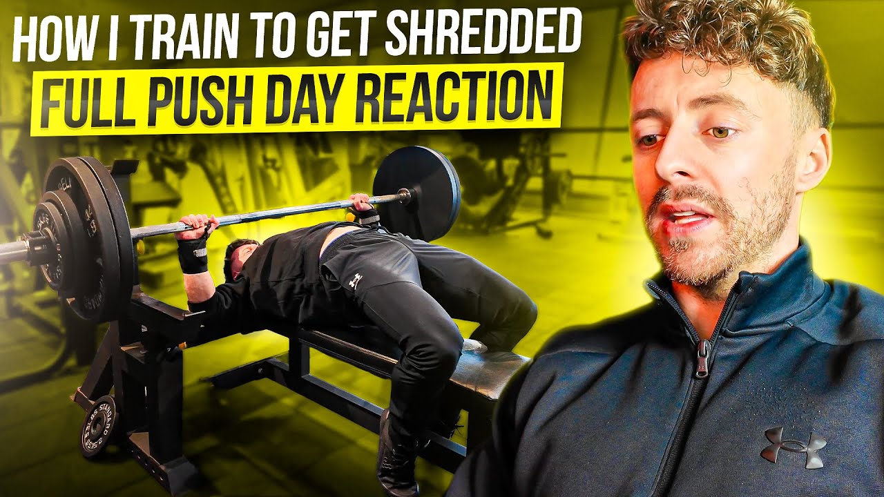 How I Train To Get Shredded | Full Push Day | Photoshoot Prep