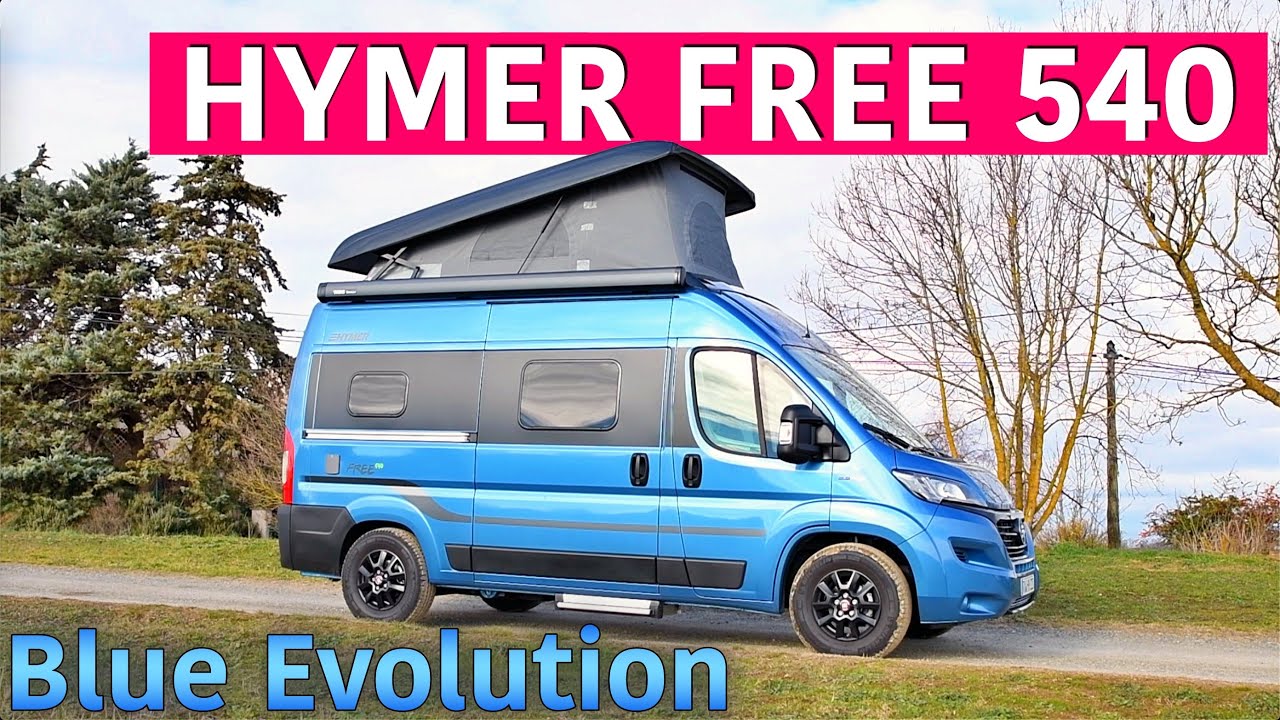 Hymer Free 540 Blue Evolution : discret par la taille, audacieux par le style