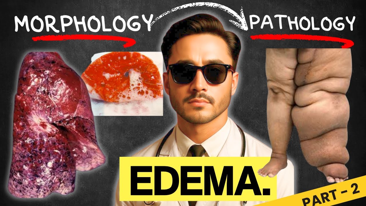clinical features and morphology of edema general pathology | pathogenesis of edema pathology
