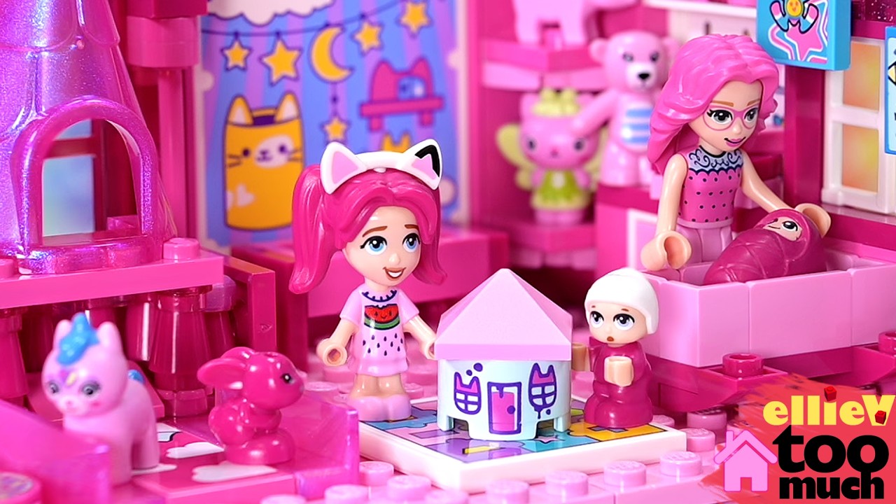 Is it Too Much Babies or Too Much Pink? It's a full-blown baby nursery 👶🏻🩷 LEGO build challenge