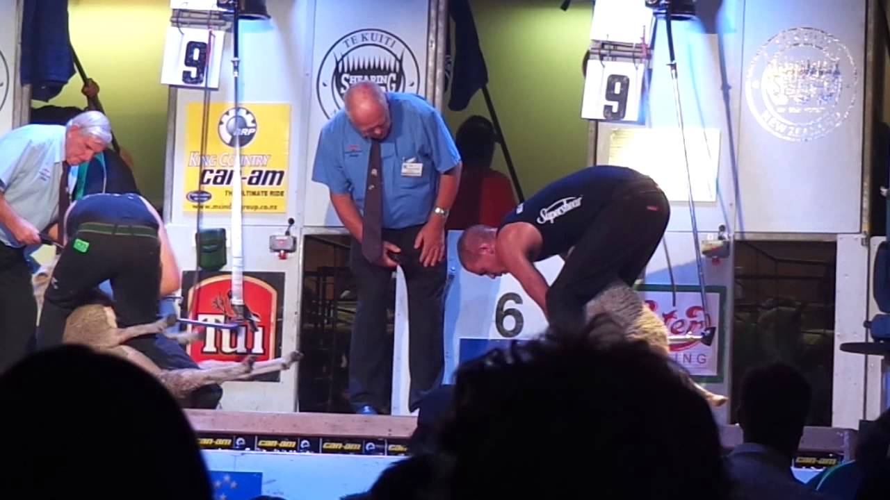 David Fagan and Rowland Smith - NZ Shearing Championships