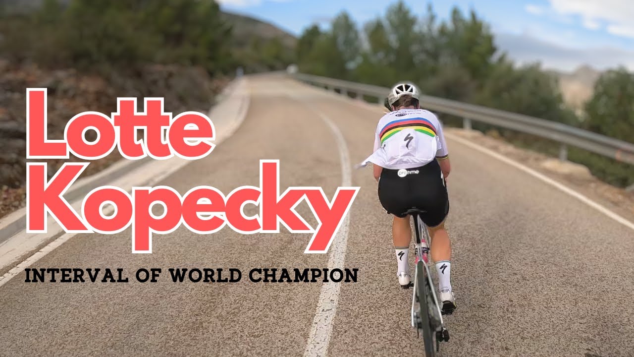🌈 LOTTE KOPECKY pushing 5watts/kg on Col de Rates | Women's Road World Champion training