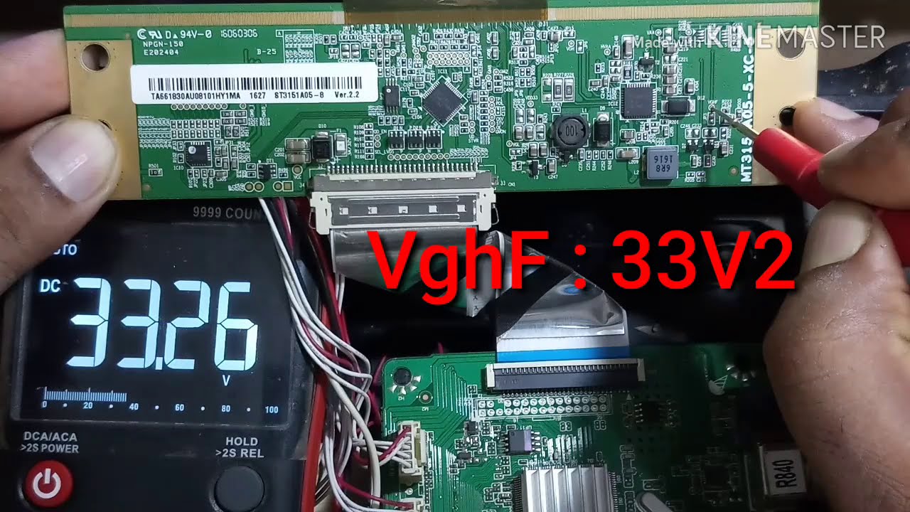 #Micromax32ledtvPanelsourcePCB detail