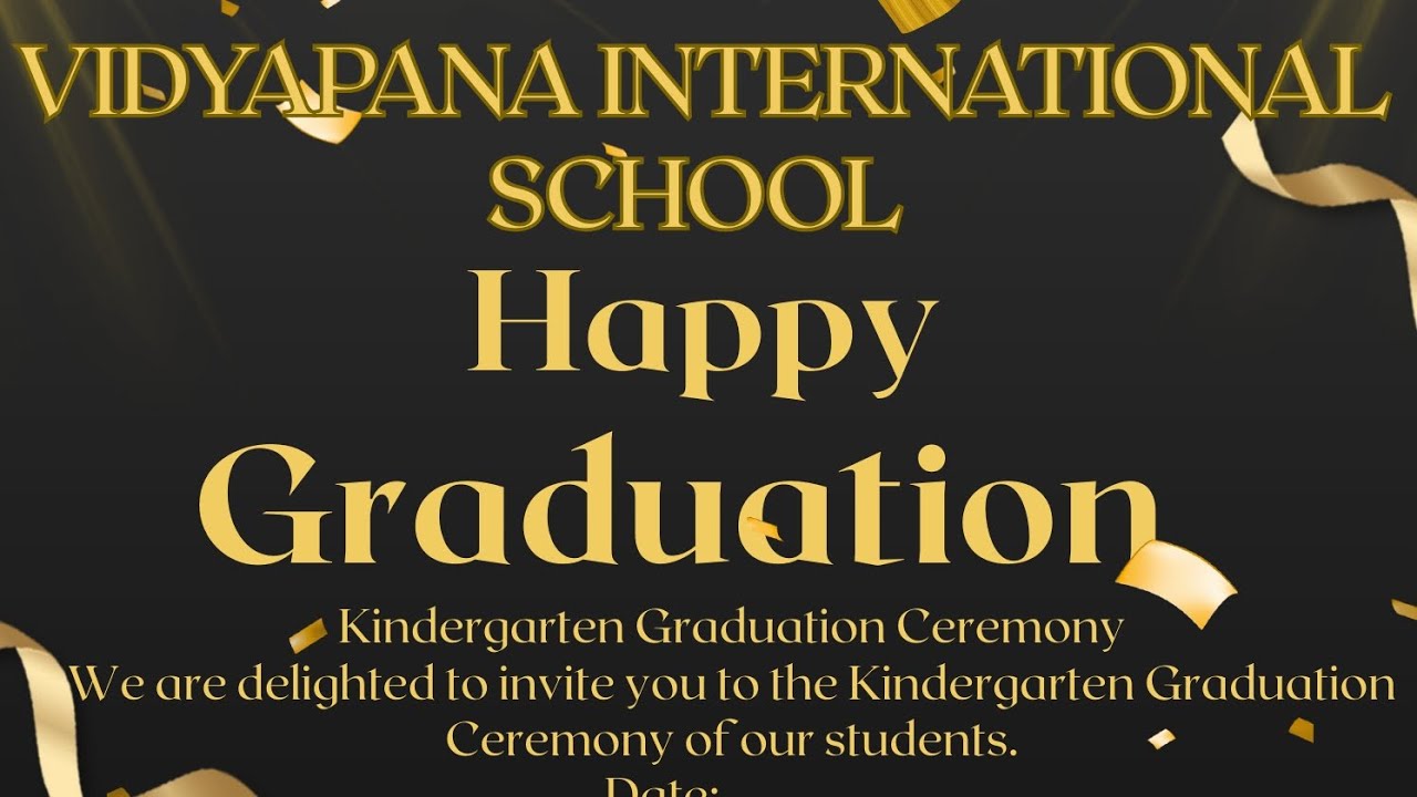 Kindergarten graduation day....... congratulations Champs 🏆🎉 🎓