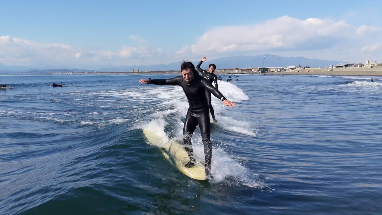 鵠沼海岸surfing 2026.1.29 am #鵠沼海岸 #サーフィン #surfing #ドローン #drone #djimini5pro #dji #撮影 #空撮 #海 #sea #湘南 