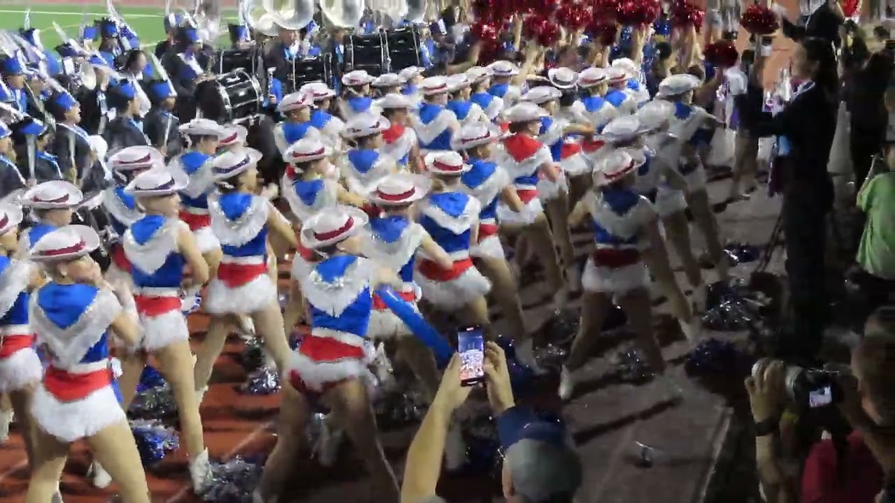 Leander Blue Belles 2022 Student Section Performance - Tear it up
