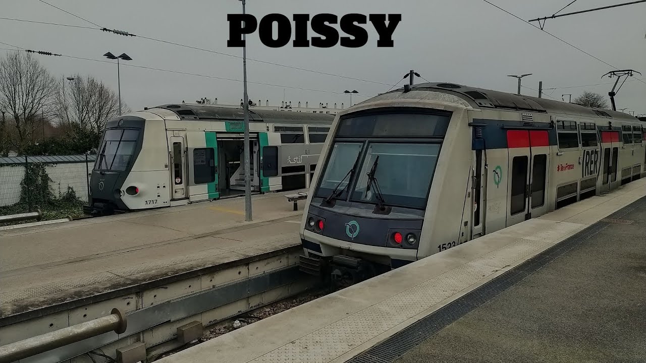 Transilien, RER et autres en gare de Poissy