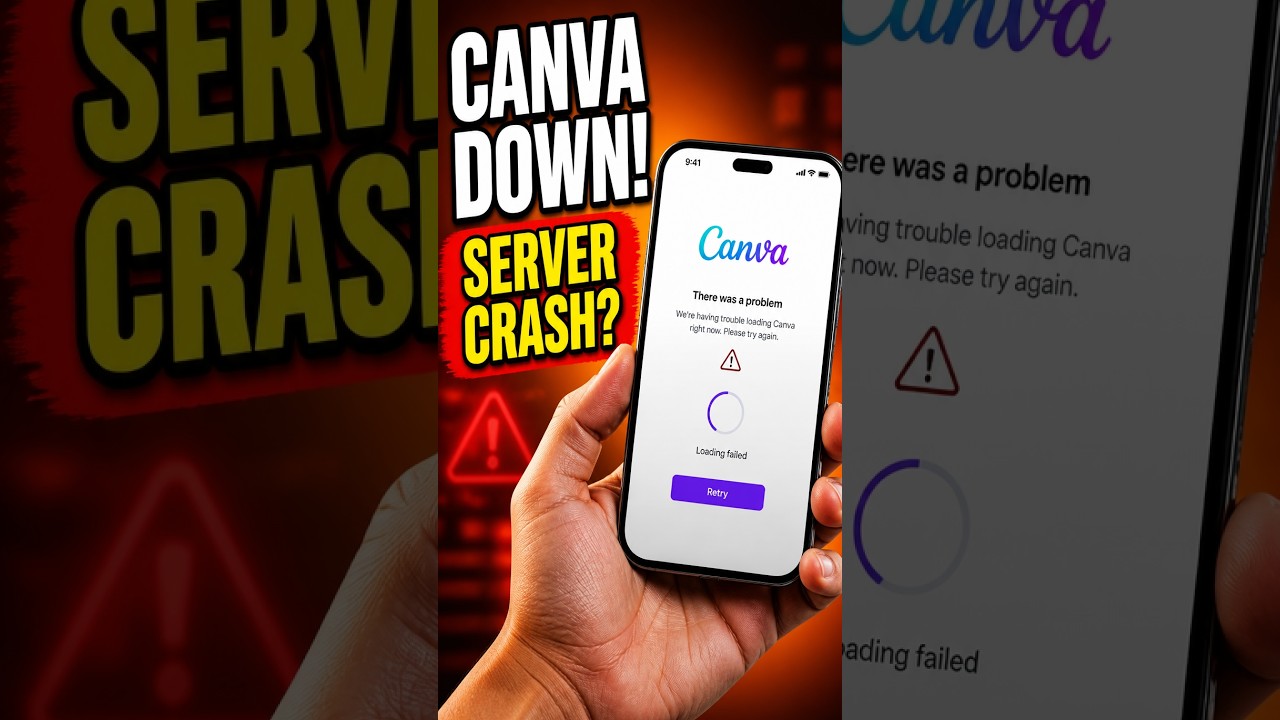Canva Down | Canva Error | Canva Not Working, Server Crash, AWS Issue & Top Fixes!