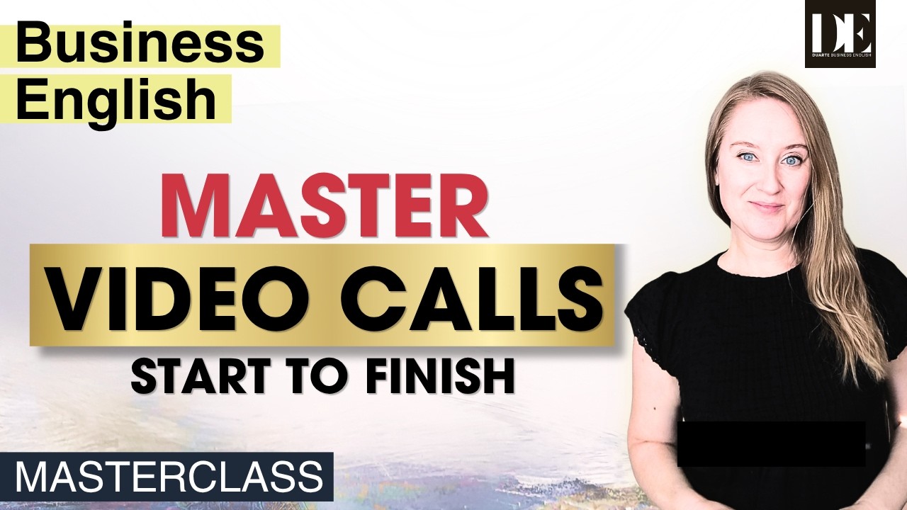 Real English Phrases for Video Calls | Business English Masterclass for Meetings
