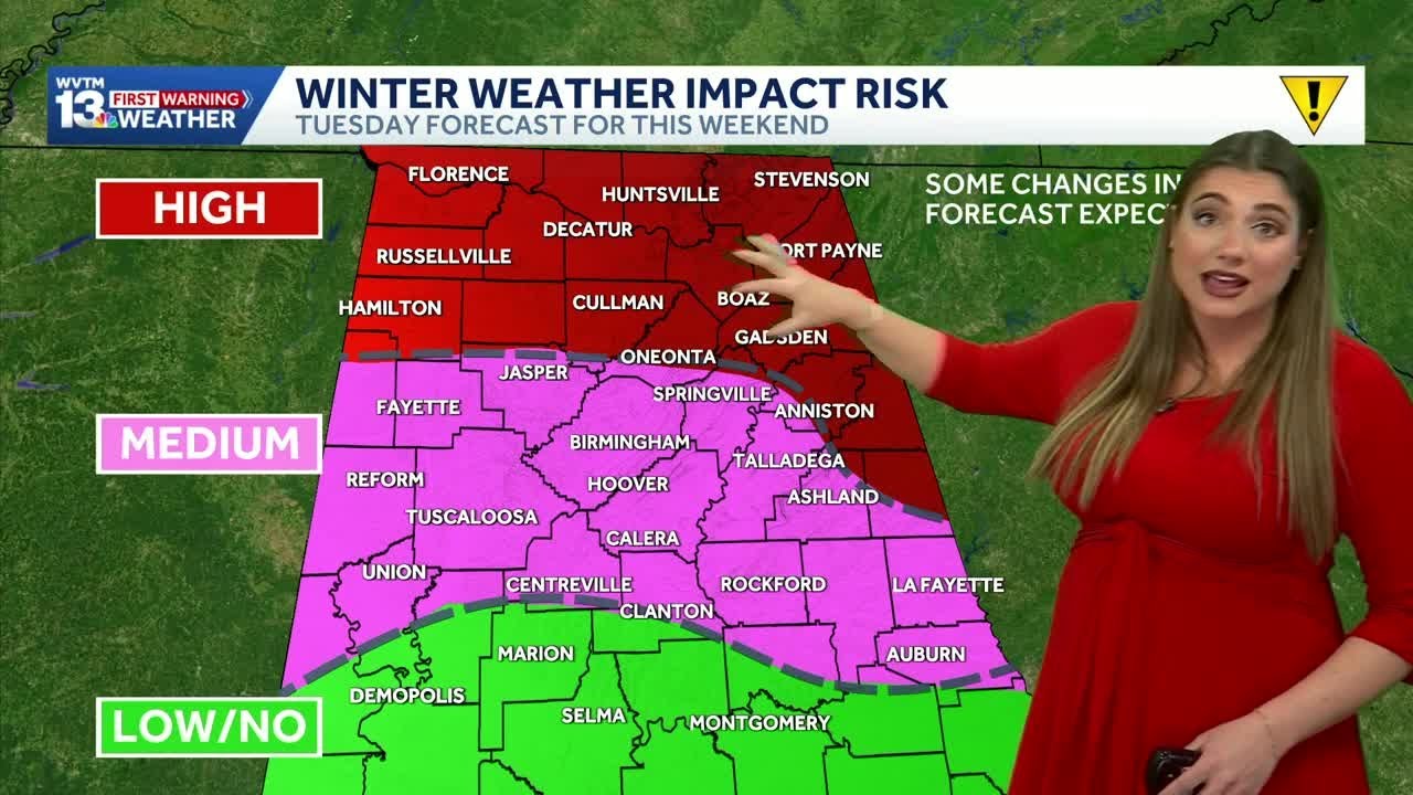 Winter storm threat: Latest maps and models detail risk for ice, snow, freezing rain this weekend